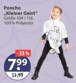 V Markt Poncho "Kleiner Geist" Angebot