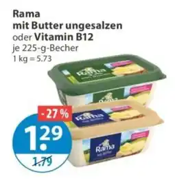 V Markt Rama mit Butter ungesalzen Angebot
