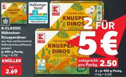 Kaufland K-CLASSIC Hähnchen-Knusperdinos Angebot