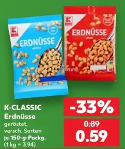 Kaufland K-CLASSIC Erdnüsse Angebot