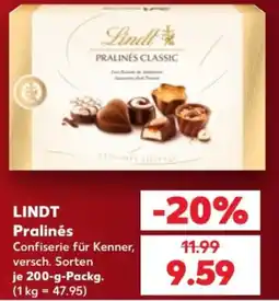 Kaufland LINDT Pralinés Classic Angebot