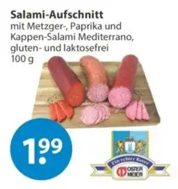 V Markt Salami-Aufschnitt mit Metzger-, Paprika und Kappen-Salami Mediterrano Angebot