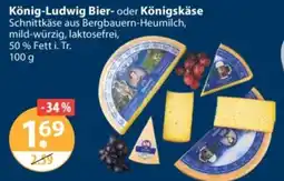 V Markt König-Ludwig Bier- oder Königskaese Angebot