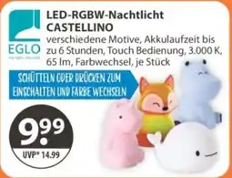 V Markt LED-RGBW-Nachtlicht CASTELLINO Angebot