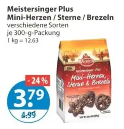 V Markt Meistersinger Plus Mini-Herzen / Sterne / Brezeln Angebot