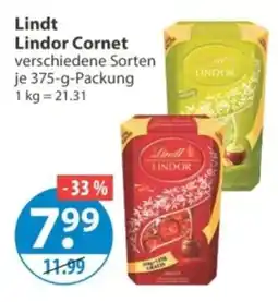 V Markt Lindt Lindor Cornet Angebot