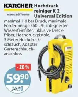 V Markt KÄRCHER Hochdruckreiniger K 2 Universal Edition Angebot