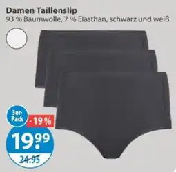 V Markt Damen Taillenslip Angebot
