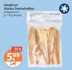 V Markt Siegfrost Alaska Seelachsfilet Angebot
