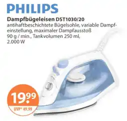V Markt PHILIPS Dampfbügeleisen DST1030/20 Angebot
