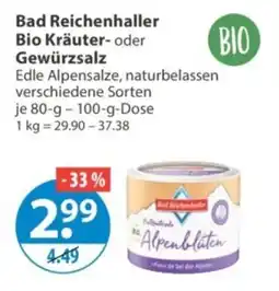 V Markt Bad Reichenhaller Bio Kräuter- oder Gewürzsalz Angebot