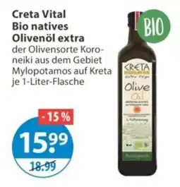 V Markt Creta Vital Bio natives Olivenöl extra Angebot