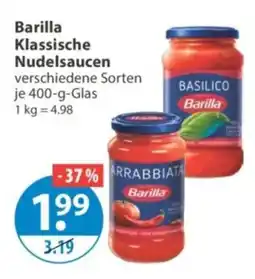 V Markt Barilla Klassische Nudelsaucen Angebot