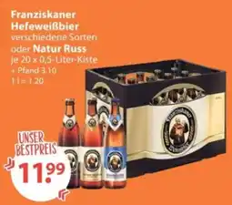 V Markt Franziskaner Hefeweissbier Angebot