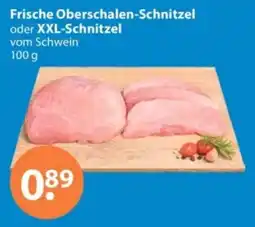 V Markt Frische Oberschalen-Schnitzel oder XXL-Schnitzel vom Schwein Angebot