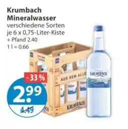 V Markt Krumbach Mineralwasser Angebot