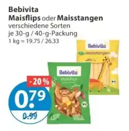 V Markt Bebivita Maisflips oder Maisstangen Angebot