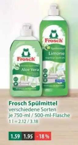 V Markt Frosch Spülmittel Angebot