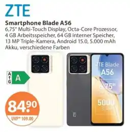 V Markt ZTE Smartphone Blade A56 Angebot
