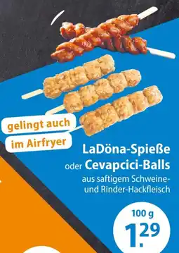 V Markt LaDöna-Spieße oder Cevapcici-Balls Angebot