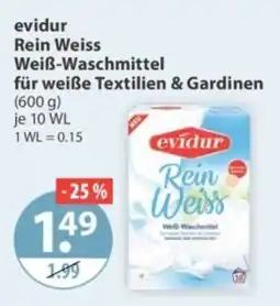 V Markt evidur Rein Weiss Weiß-Waschmittel Angebot