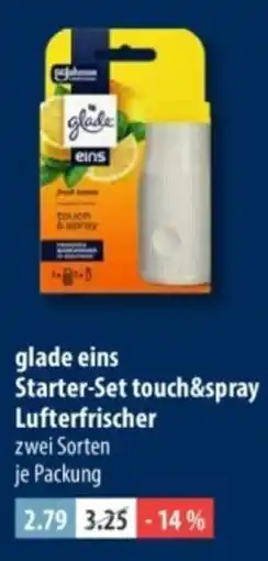 V Markt glade eins Starter-Set touch&spray Luftfrischer Angebot