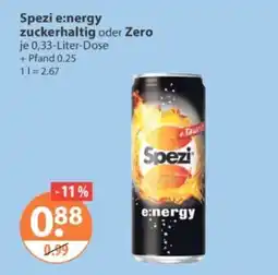 V Markt Spezi e:nergy Angebot