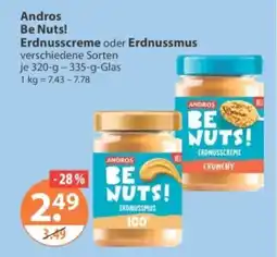 V Markt Andros Be Nuts! Erdnussmus Angebot