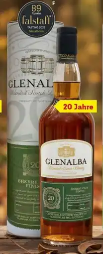 Lidl GLENALBA Blended Scotch Whisky Sherry Cask Finish Angebot