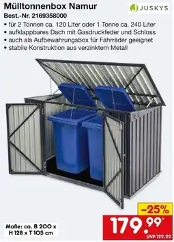 Netto Marken-Discount Mülltonnenbox Namur Angebot