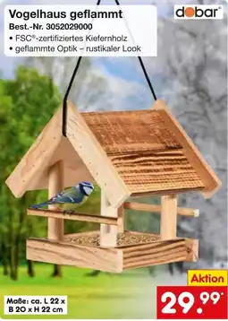 Netto Marken-Discount Vogelhaus geflammt dobar Angebot