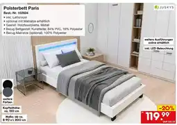 Netto Marken-Discount Polsterbett Paris Angebot