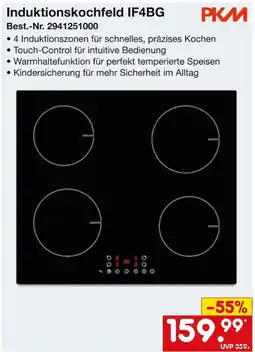 Netto Marken-Discount Induktionskochfeld IF4BG PKM Angebot