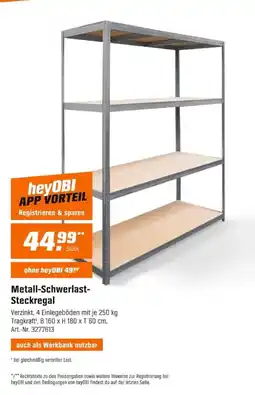 OBI Metall-Schwerlast-Steckregal Angebot