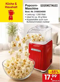 Netto Marken-Discount Popcorn-Maschine GOURMETMAXX Angebot