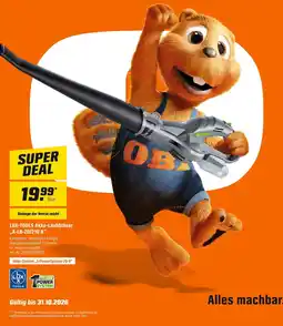 OBI LUX-TOOLS Akku-Laubbläser "A-LB-20/210 A" Angebot