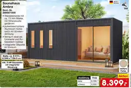 Netto Marken-Discount Saunahaus Ambra Angebot