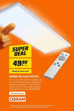 OBI OSRAM LED-Panel EASYFIX Angebot