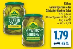 diska Kühne Gewürz Gurken Angebot