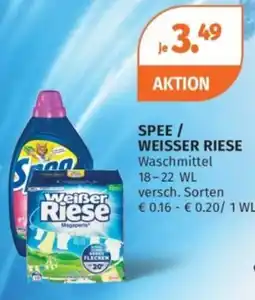 Müller Spee / Weisser Riese Waschmittel Angebot