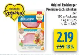 diska Original Radeberger Premium-Lachsschinken Angebot