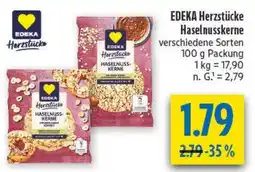 diska EDEKA Herzstücke Haselnusskerne Angebot