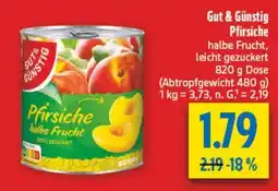 diska Pfirsiche halbe Frucht leicht gezuckert Angebot