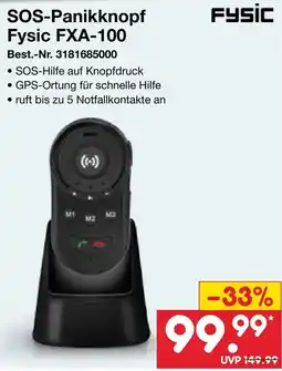 Netto Marken-Discount SOS-Panikknopf Fysic FXA-100 Angebot
