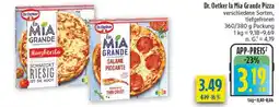 diska Dr. Oetker la Mia Grande Pizza Angebot