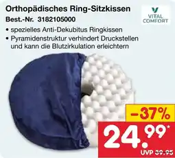 Netto Marken-Discount Orthopädisches Ring-Sitzkissen VITAL COMFORT Angebot