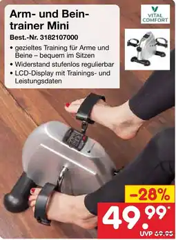 Netto Marken-Discount Arm- und Beintrainer Mini VITAL COMFORT Angebot