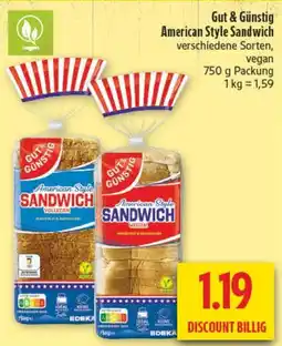 diska American Style Sandwich Angebot