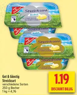 diska Gut & Günstig Streichzart Angebot