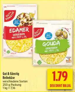 diska Gut & Günstig Reibekäse Angebot